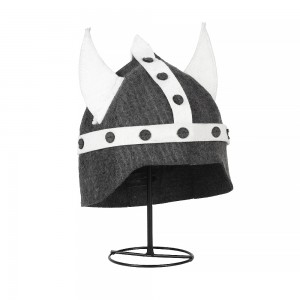 Sauna Hat Viking Model 100% Wool Felt Sauna Hat Sauna Hat Felt for Men and Women, Viking