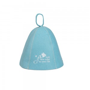 Hot Sale Wool Felt Sauna Cap Unisex Adult with Anti-heat Protection for Sauna Room and Spa