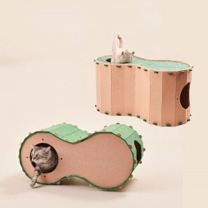 Warm Acoustic Panel Cat Bed – Customized Felt Cat Cave, Hot Sale Cozy Pet House for Indoor Cats & Small Dogs