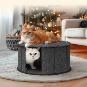 Multi Color Acoustic Panel Cat Bed – Popular Felt Cat Cave, Warm Eco-friendly Pet Bed for Indoor Pet Accessories New