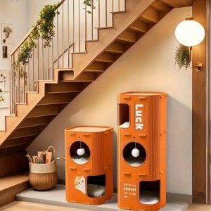 Popular Acoustic Panel Cat House – Felt Cat Cave Bed, Eco-friendly Durable Warm Pet House for Indoor Pets