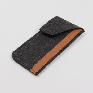 OEM ODM Stylish and Durable Felt Glasses Case