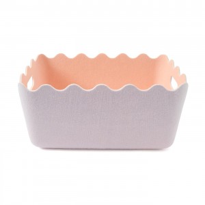 Soft Felt Fabric Storage Bin for Nursery Closet Shelves Eco Friendly Durable