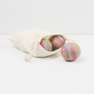 Wholesale Handmade Shaped Household Cleaning Tools & Accessories Natural Reusable Laundry White Woolen Felt Dryer Ball