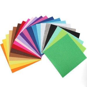 Wholesale Needle punched 100% polyester felt fabric polyester in roll