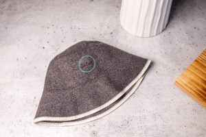 Sauna Bath Accessory Wool Sauna Cap for Sauna Use to Protect Hair