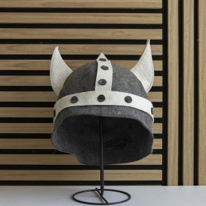Sauna Hat Viking Model 100% Wool Felt Sauna Hat Sauna Hat Felt for Men and Women, Viking