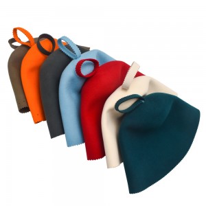 Wool Felt Sauna Hat Black Hair Protection Spa Sauna Accs For Bath Protection Sweat Steam Waterproof Handmade Felt