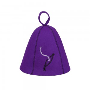 High Quality Wool Felt Sauna Hat – Unisex Adult Cap for Spa & Sauna Room, Anti-Heat Head Protection Hot Sale