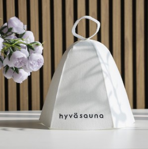 Durable Polyester Sauna Cap | Moisture Control & Custom Hang Tag