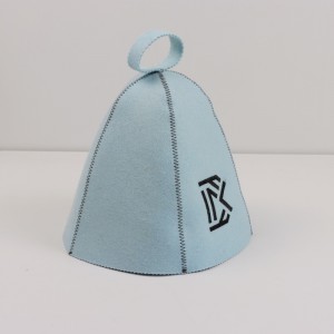 Natural Wool Material Sauna Hat Handmade Unisex-Adults Wool Sauna Hat Spa Caps Russian Japanese Sauna Banya Hat