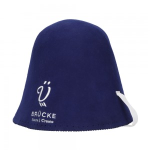 Customize Design Available Wholesale 100 Pure Sheep Wool Australian Merino Wool Felt Russian Wool Sauna Hat