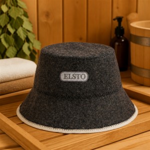 Personalized Merino Blend Sauna Hat | Absorbs Sweat, Reduces Odor