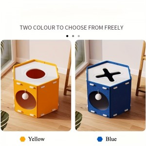 Popular Acoustic Panel Cat Bed – Cozy Durable Felt Cat Cave, Hot Sale Pet Bed for Indoor Dogs & Cats Customized