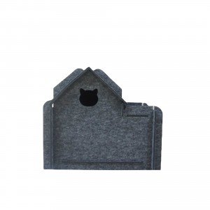 Cozy Acoustic Panel Cat Bed – Felt Cat Cave House, Warm Popular Pet Bed for Indoor Cats with Multi Color Options