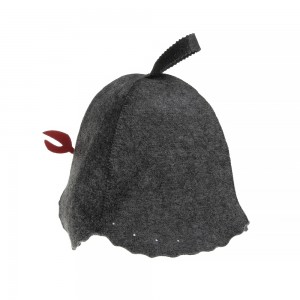 Natural Wool Sauna Hats Designed for Heat Resistance and Environmental Care