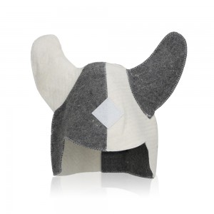 Wool Sauna Hat Viking Finnish Sauna Hat – Banya Hat for Men Sauna Cap Felt Sauna Hat for Men (Viking)