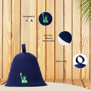 Premium Merino Wool Sauna Hat | Breathable & Moisture-Wicking for Overheating