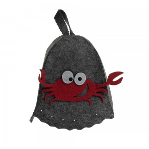 Natural Wool Sauna Hats Designed for Heat Resistance and Environmental Care
