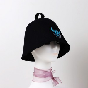 100% Merino Wool Felt Sauna Hat – Unisex Adult Cap for Spa & Sauna Room, Anti-Heat Head Protection Hot Sale