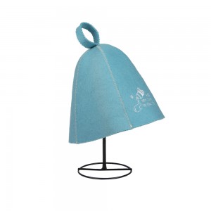 Hot Sale Wool Felt Sauna Cap Unisex Adult with Anti-heat Protection for Sauna Room and Spa