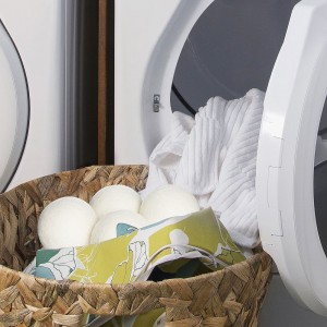 New Arrivals 6 Pack Eco Friendly Wool Dryer Balls for Laundry Machine in Cotton Bag