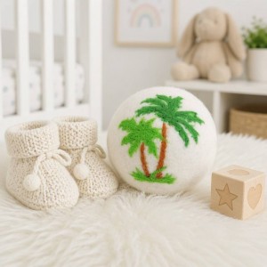 Top Seller Organic Wool Dryer Balls Reusable Felt New Zealand Sheep Laundry Dryer Ball