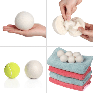 6 Pack Natural Wool Dryer Balls Laundry Balls