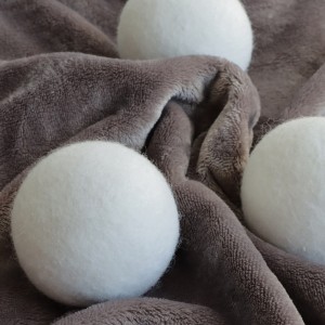 New Arrivals 6 Pack Eco Friendly Wool Dryer Balls for Laundry Machine in Cotton Bag