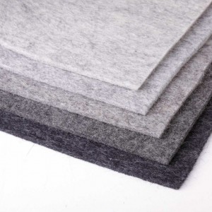 wholesale 3mm natural grey thick wool felt