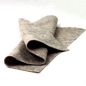 wholesale 3mm natural grey thick wool felt