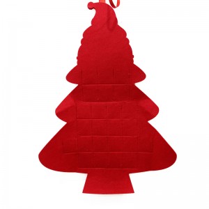 DIY wall hanging felt christmas tree decoration