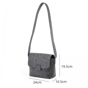 Foldable wholesale felt fabric tote storage shopping bag with handle