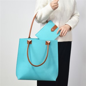 2023 trending hot products women bags felt shoulder bag tote felt handbag felt shopping bag