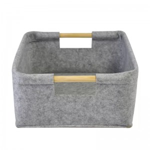 Collapsible Felt Storage Basket for Dog and Cat Toys Food