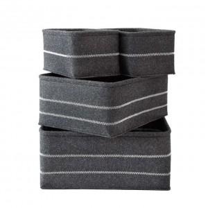 4-Piece Set Classics Felt Storage Baskets