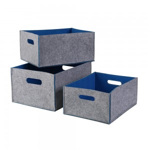 storage baskets Felt Foldable Cube bin Shelf Bins Organizer Felt box for Kids Toys Magazine Books Clothes for Office Bedroom