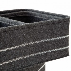 4-Piece Set Classics Felt Storage Baskets