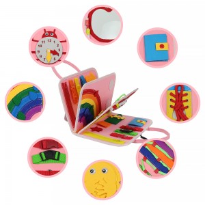 Toy Gifts for Toddlers Felt Busy Board Educational Travel Toy Learning Fine Motor Skill