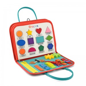 educational sensory montessori toys oem basic skills toddlers felt busy board