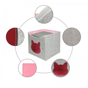 Cat Bed House Felt Cat Cave