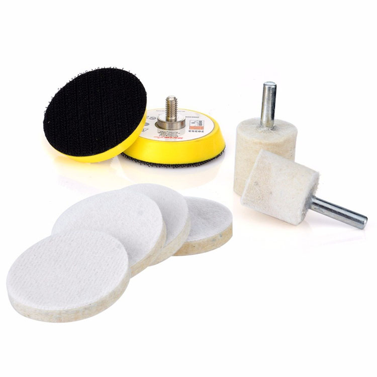 OEM Manufacturer 7 Hook And Loop Foam Polishing Pads - Glass Polishing Felt Wheel Sets – Rolking