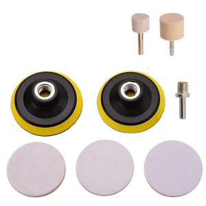 Wool Felt Wheel Abrasive Sets for Glass Polishing