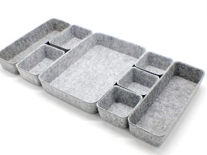 8Pack felt drawer organizer