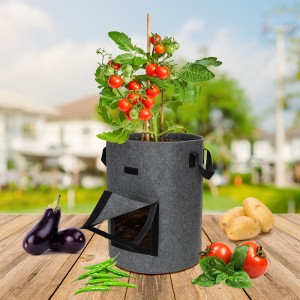 Durable and breathable Felt Grow Bag for Potato Plant