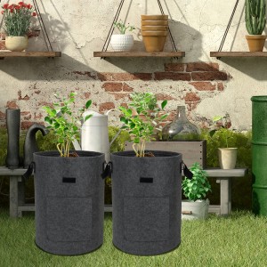 Durable and breathable Felt Grow Bag for Potato Plant