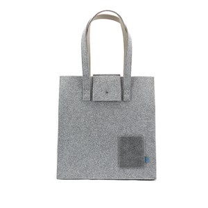 Fashionable Eco- friendly simple design shopping tote bag felt hand bag for women