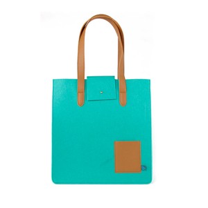 Fashionable Eco- friendly simple design shopping tote bag felt hand bag for women