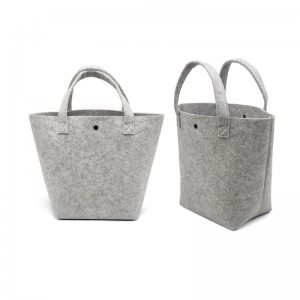 Polyester Felt Bag Woman Handbag Polyester Wool Felt Tote Bags For Shopping