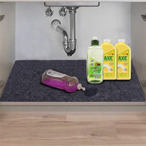 Waterproof Kitchen Tray Drip Cabinet Absorbent Felt Layer Backing Under The Sink Mat